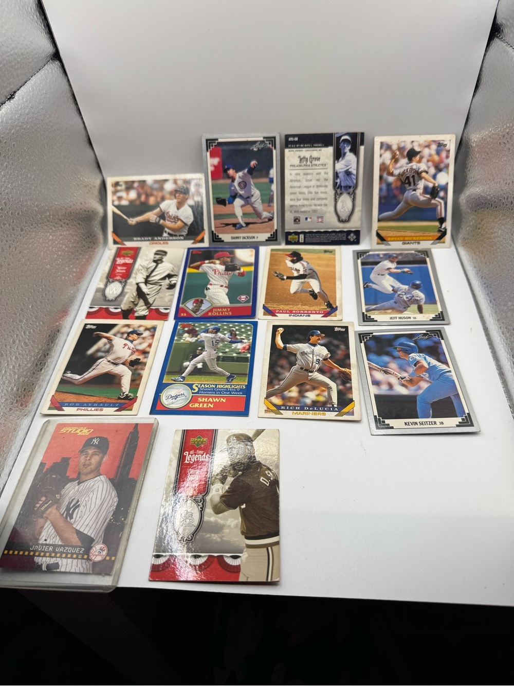 Vintage Lot of 14 Mixed Major League Baseball Trading Cards